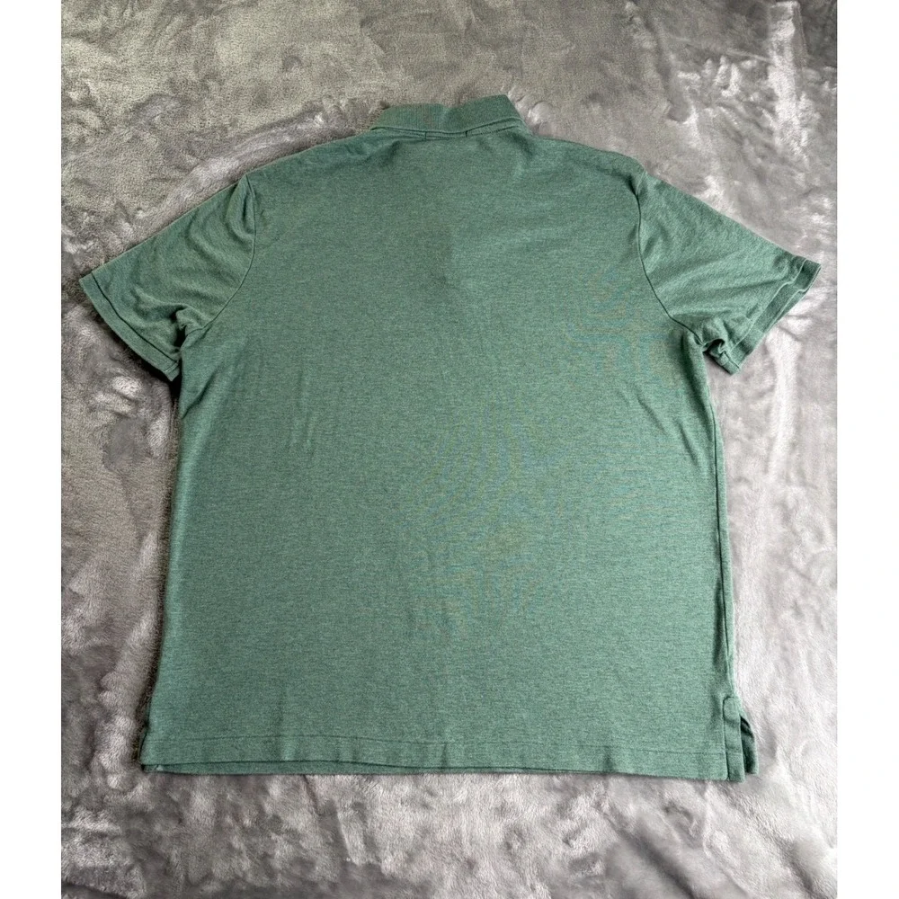 Polo Ralph Lauren Classic Fit Men Size L Heather Green Short Sleeve Shirt